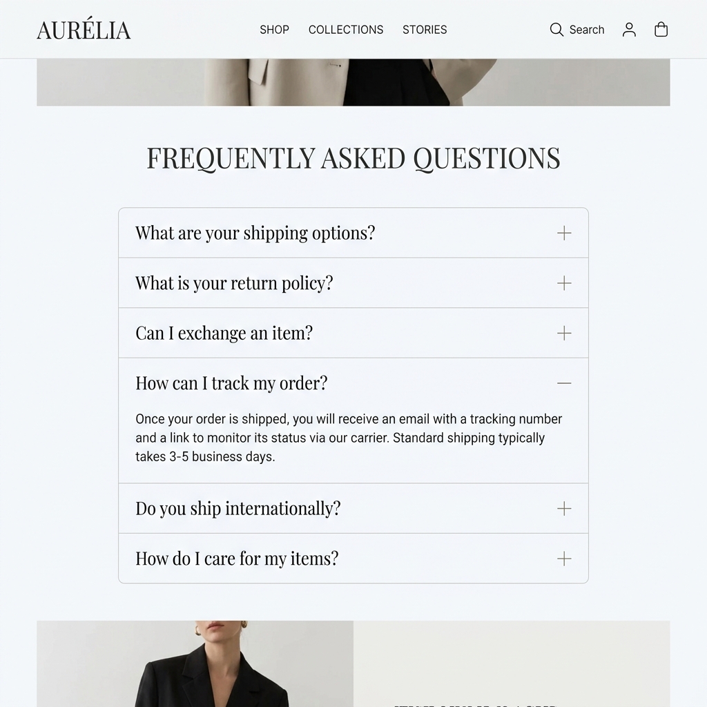 FAQ Accordion