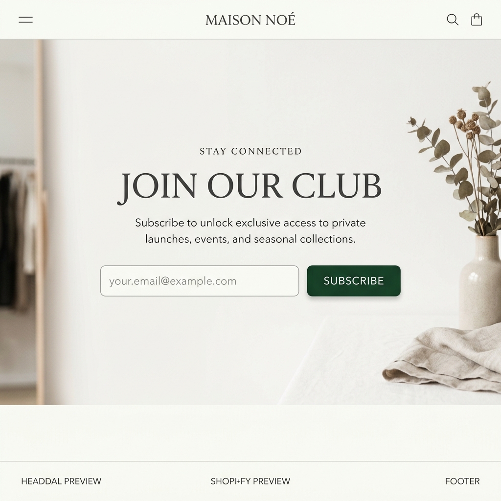 Newsletter Signup